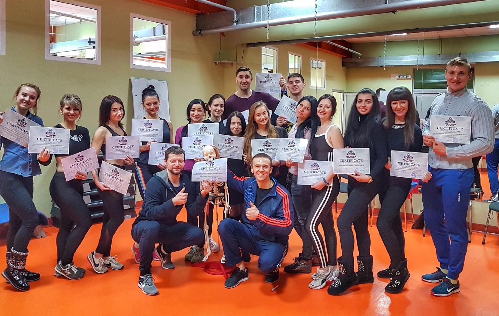 Выпускники Fitness Pride после завершения программы